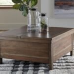 Moriville Lift-Top Coffee Table, Grayish Brown