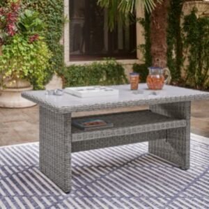 Naples Beach Outdoor Multi-use Table, Light Gray