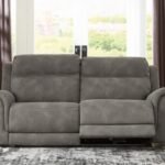 Next-Gen DuraPella Performance Fabric Dual Power Reclining Sofa, Slate