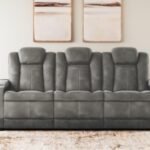 Next-Gen DuraPella Performance Fabric Dual Power Reclining Sofa, Slate