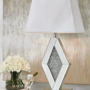 Prunella Table Lamp, Silver Finish