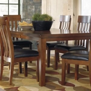 Ralene Extendable Dining Table, Medium Brown, Wood