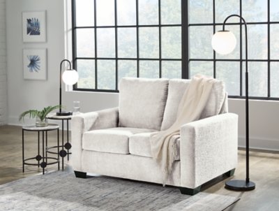 Rannis Twin Sofa Sleeper, Snow