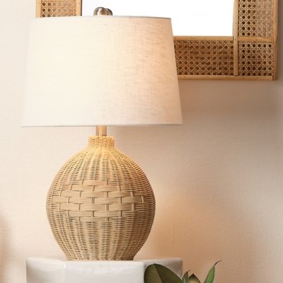 Relaxed Elegance Layla Table Lamp, Natural