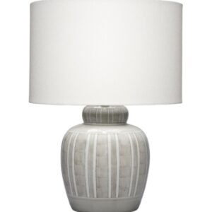 Relaxed Elegance Marion Table Lamp, Light Gray