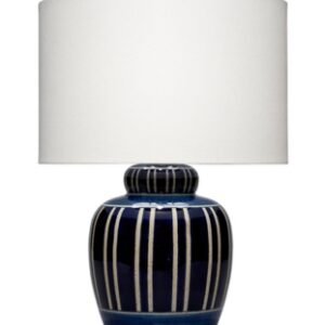 Relaxed Elegance Marion Table Lamp, Navy Blue