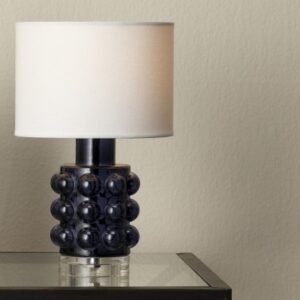 Relaxed Elegance Phoebe Table Lamp, Blue