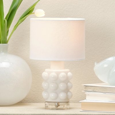 Relaxed Elegance Phoebe Table Lamp, White