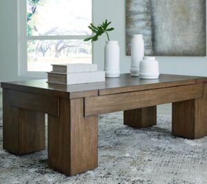 Rosswain Lift-Top Coffee Table, Warm Brown