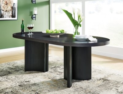 Rowanbeck Dining Table, Black, Wood
