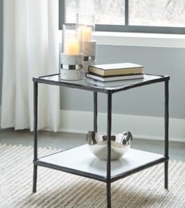 Ryandale Accent Table, Antique Black
