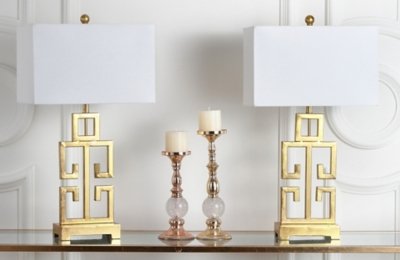 Safavieh Greek Key Table Lamp (Set of 2)