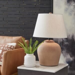 Scantor Table Lamp, Rust