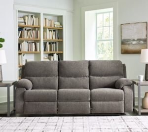Scranto Manual Reclining Sofa, Brindle