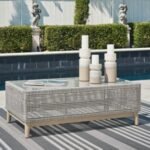 Seton Creek Outdoor Coffee Table, Gray