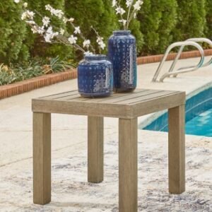 Silo Point Outdoor End Table, Brown