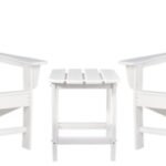 Sundown Treasure 2 Outdoor Chairs with End Table, White