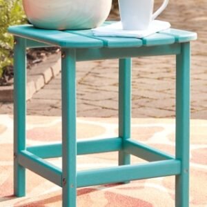 Sundown Treasure Outdoor End Table , Turquoise
