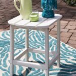 Sundown Treasure Outdoor End Table , White
