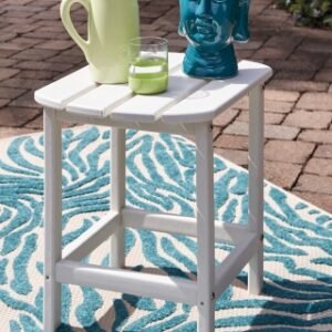Sundown Treasure Outdoor End Table , White