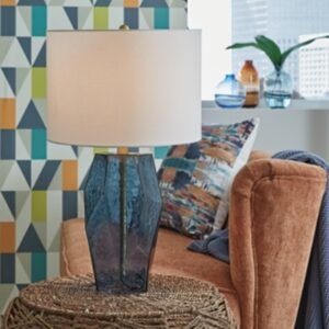 Tallow Table Lamp, Blue