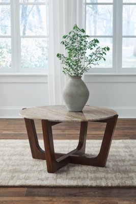 Tanidore Coffee Table, Warm Brown