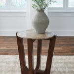 Tanidore End Table, Warm Brown