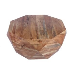The Urban Port Diamond Shaped Coffee Table, Brown