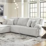 Top Tier 3-Piece Manual Reclining Modular Sectional Sofa Chaise, Alloy