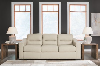 Treasure Trove Sofa Leather, Almond