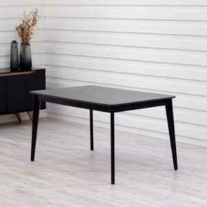 Tudor Dining Table, Black