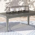 Visola Outdoor Coffee Table, Gray