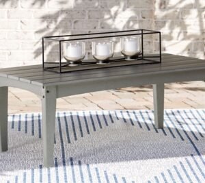 Visola Outdoor Coffee Table, Gray