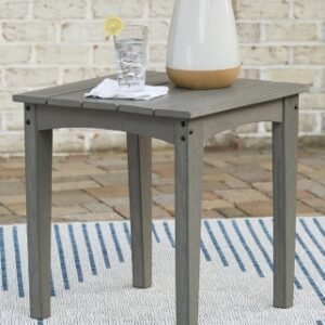 Visola Outdoor End Table, Gray