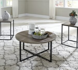 Wadeworth Table (Set of 3), Two-tone
