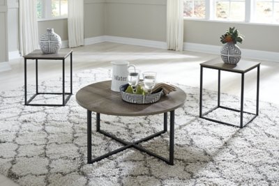 Wadeworth Table (Set of 3), Two-tone