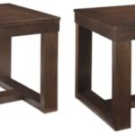 Watson 2 End Tables, Dark Brown