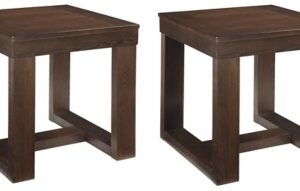 Watson 2 End Tables, Dark Brown