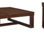 Watson Coffee Table with 1 End Table, Dark Brown