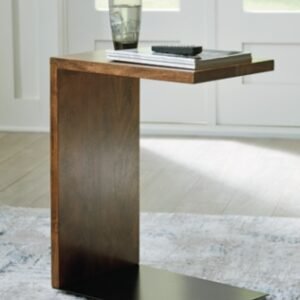 Wimshaw Accent Table, Brown/Black