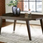 Zumbado Dining Extension Table, Brown, Wood