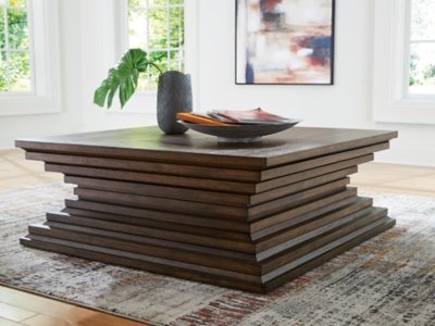 Hannodream Coffee Table, Warm Brown