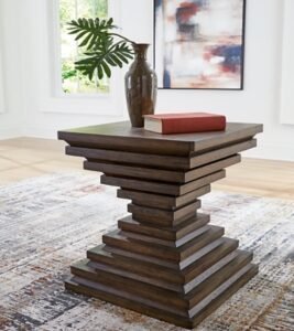 Hannodream End Table, Warm Brown