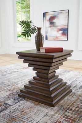 Hannodream End Table, Warm Brown