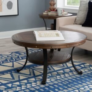 Linon Owens Cocktail Table, Umber Brown