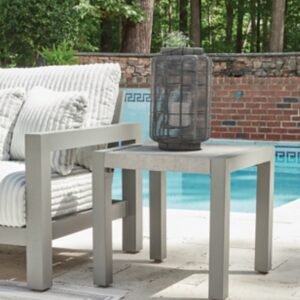 Moonlight View Outdoor End Table, Gray