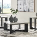 Sharstorm Table (Set of 3), Two-tone Gray