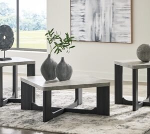 Sharstorm Table (Set of 3), Two-tone Gray