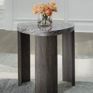 Surmour End Table, Gray/Brown