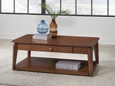 Trenmour Coffee Table, Medium Brown